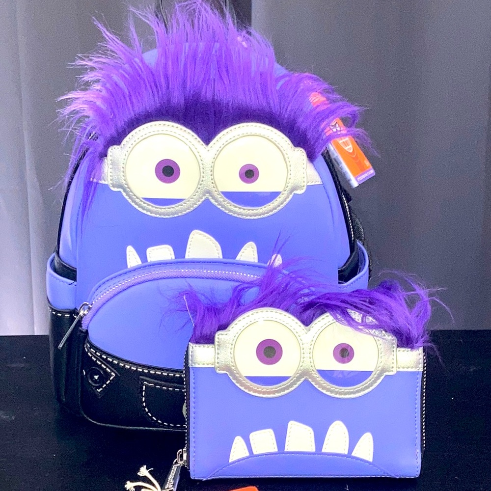 Minion Loungefly Backpack & wallet set